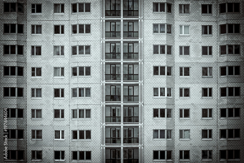 Facade of a apartment building
