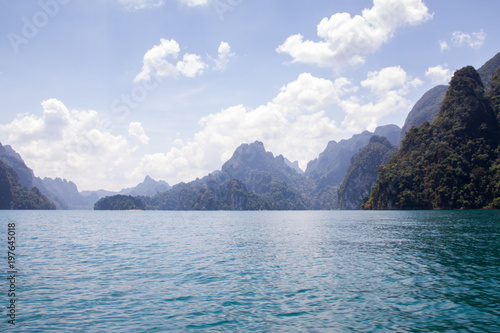 tropical islands Dam Khao Sok National Park Thailand