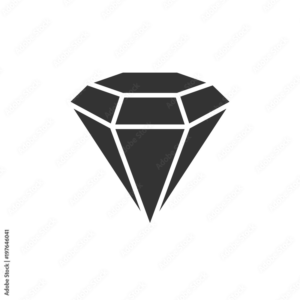 Diamond black icon Diamond black icon