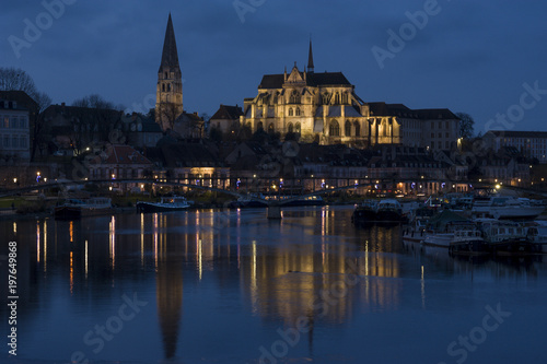 Fotografie Auxerre et l'Yonne la nuit