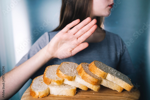 Schilderij op canvas Gluten intolerance concept