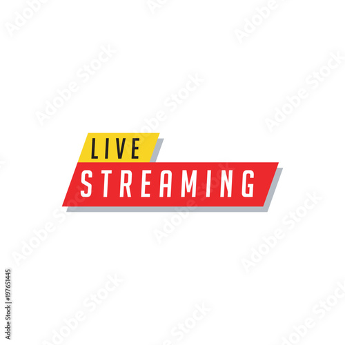Live Streaming Vector Template Design