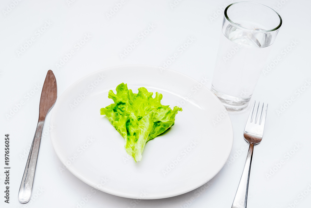 concept diet fresh vegetables on plate at white background concept diet fresh vegetables on plate at white background