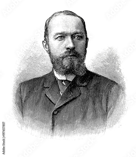 Portrait von Emil von Behring, Immunologe photo