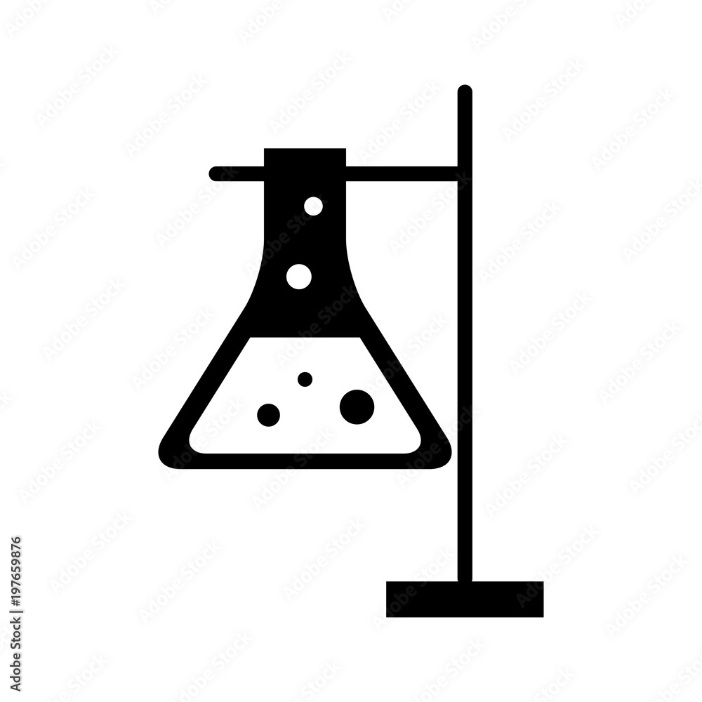 laboratory tube test with Burner base vector illustration design laboratory tube test with Burner base vector illustration design