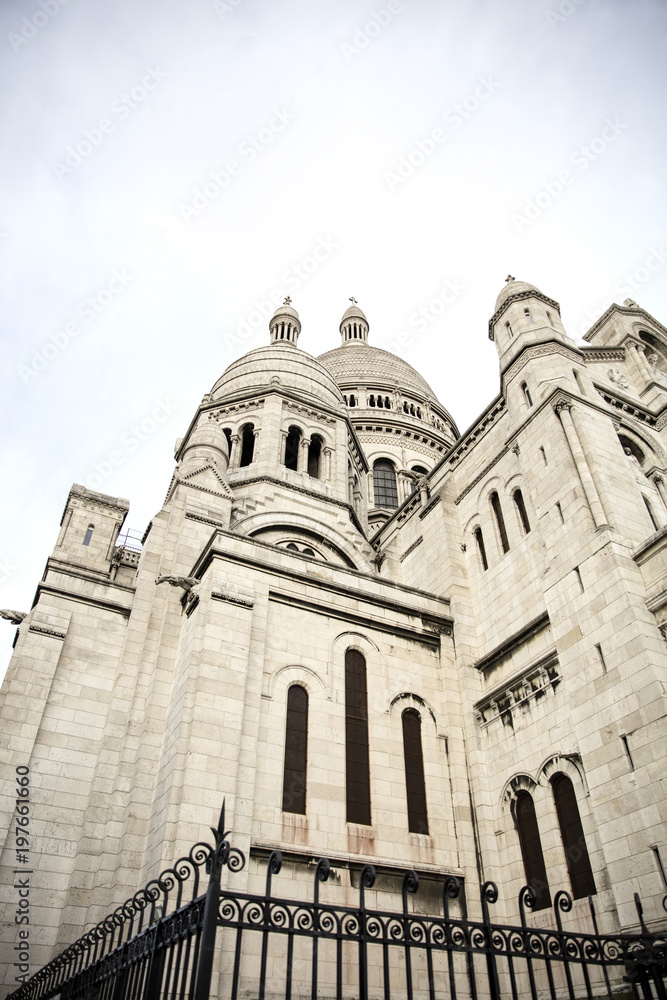Detail of the Basilica of the Sacred Heart of Paris