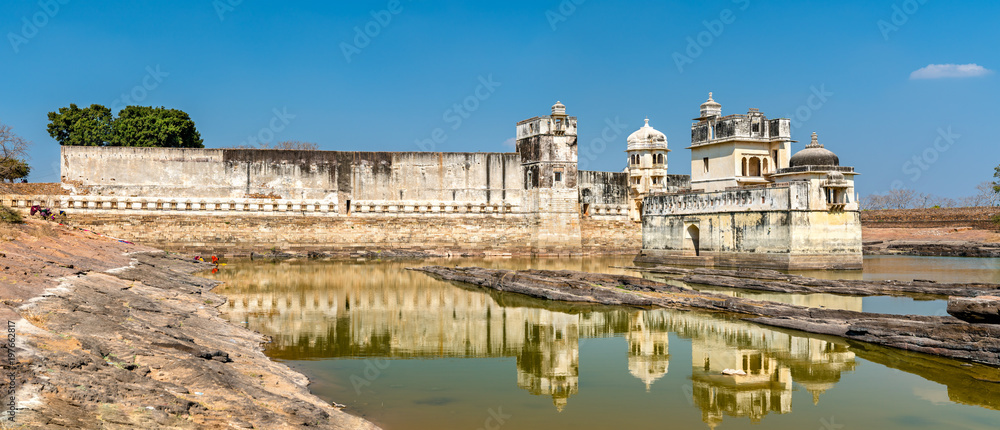 Maharani Shri Padmini Mahal, a palace at Chittorgarh Fort. UNESCO world heritage in Rajastan, India