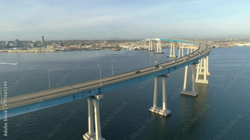 Aerial of the Coronado Bridge Aerial of the Coronado Bridge
