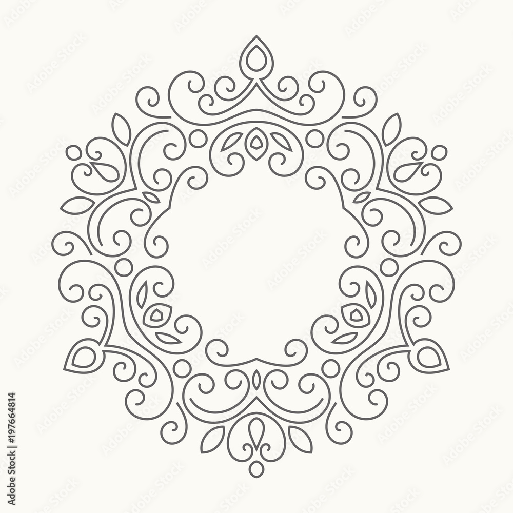 Elegant hand drawn retro floral frame Elegant hand drawn retro floral frame