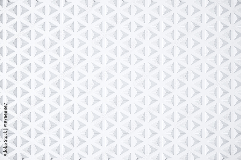 White triangle tiles pattern, 3d rendering background. White triangle tiles pattern, 3d rendering background.