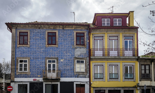 Hausfassaden in Porto