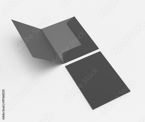 Open And Shut Black Folders