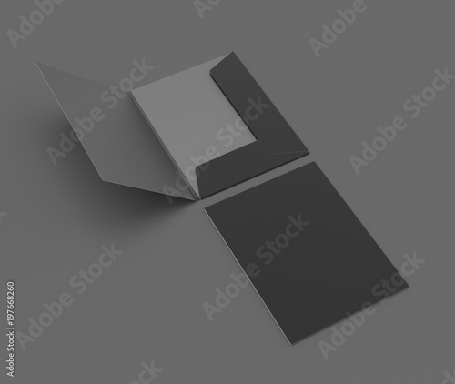 Open And Shut Black Folders