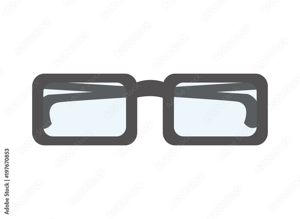 eyeglasses accessory fashion object element vector illustration eyeglasses accessory fashion object element vector illustration