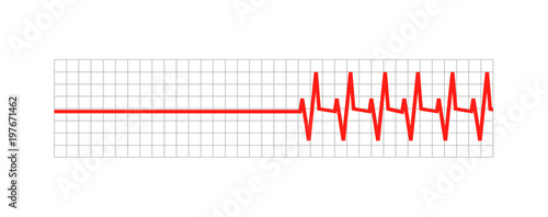Heartbeat icon - vector illustration.