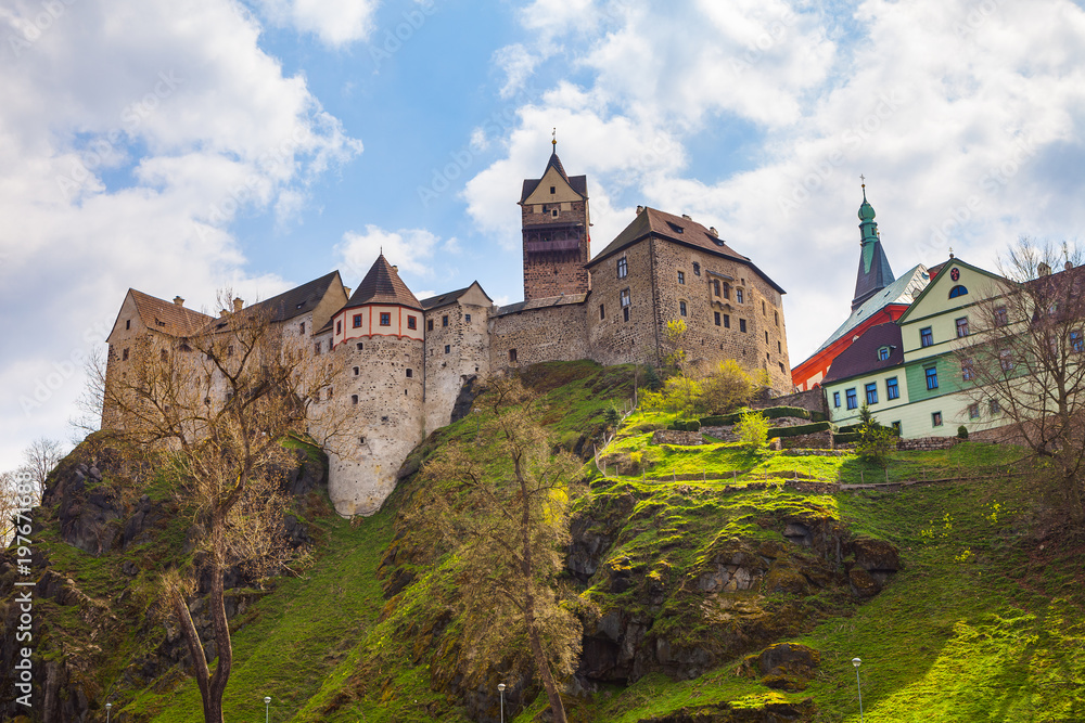 Castle Loket in Czech Republic - travel and architecture awesome destination