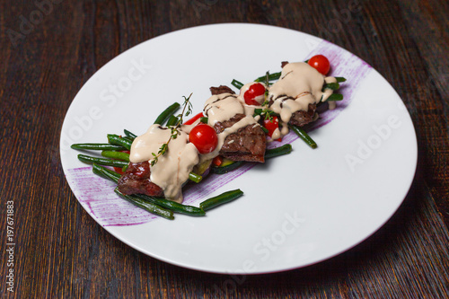 Delicious food menu
