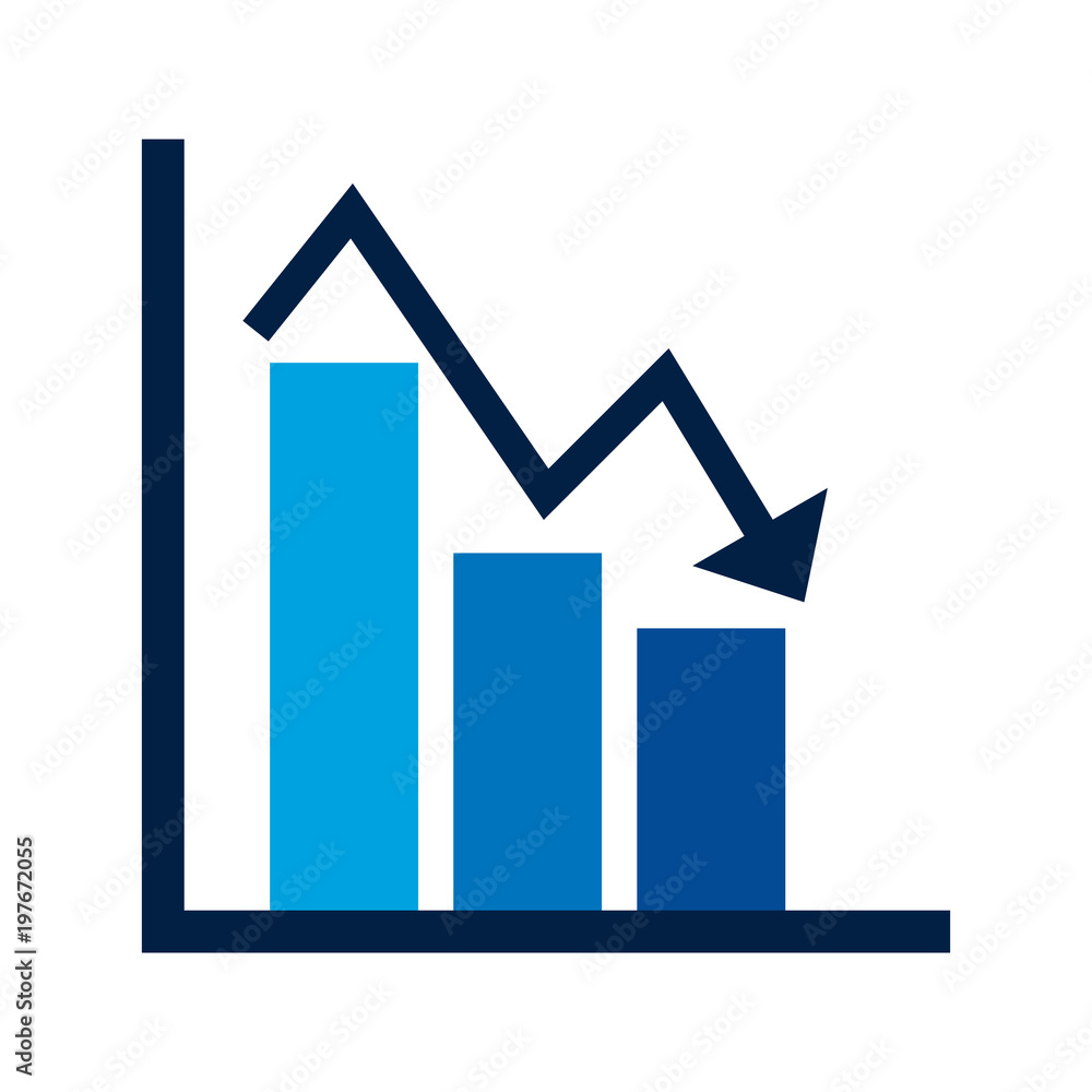 business financial bar graph chart diagram crisis problem vector illustration business financial bar graph chart diagram crisis problem vector illustration