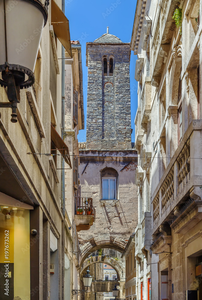 Obraz premium Street in Split, Croatia