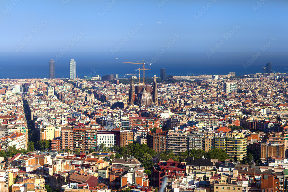 Barcelona view at day