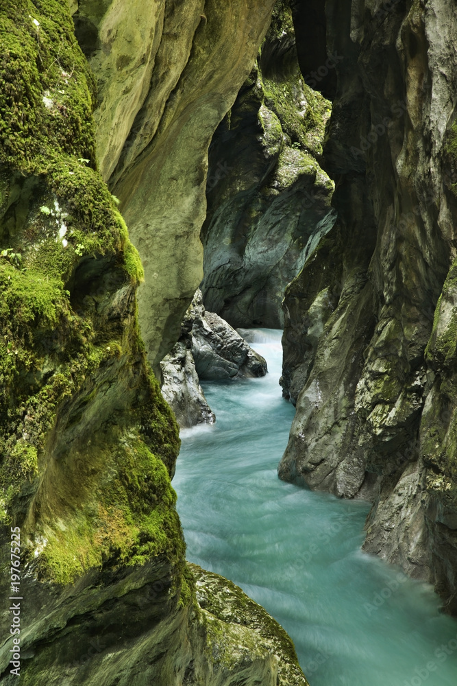 Tolminska Korita - Tolmin Gorge. Slovenia