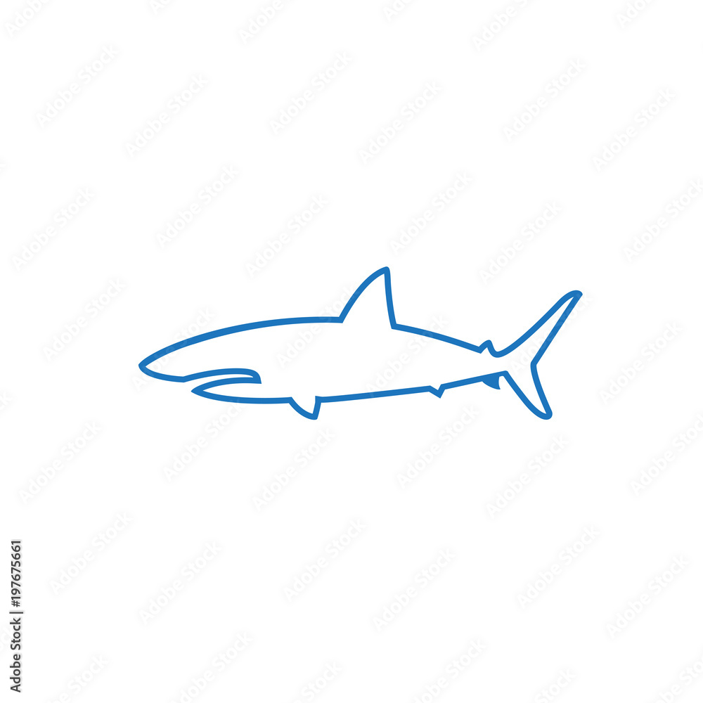 shark color logo shark color logo