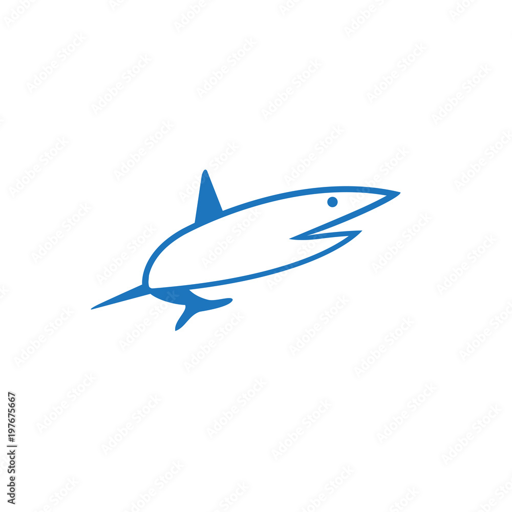 shark color logo shark color logo