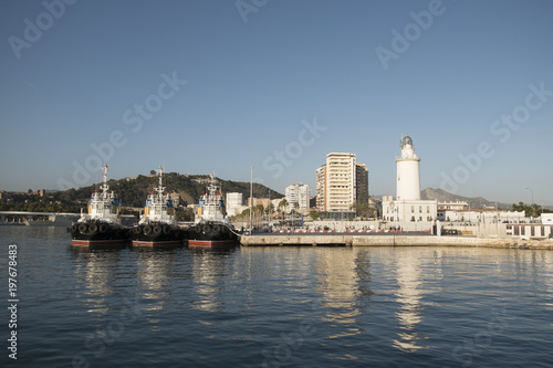Port of Malaga. Andalusia, Spain. © rivolto