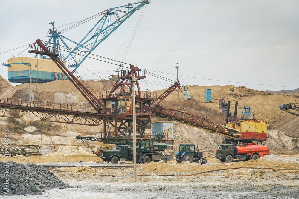 clay quarry in the Taurian steppe