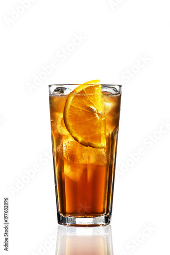 lemonade with ice and orange