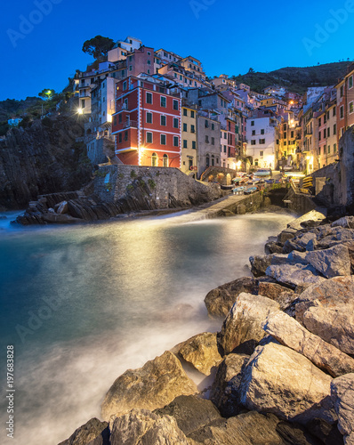 View on the colorful houses...