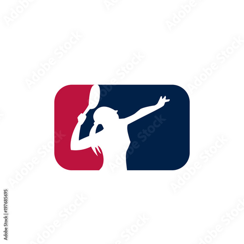 tennis player logo