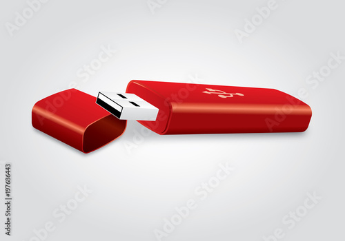 Clé usb rouge