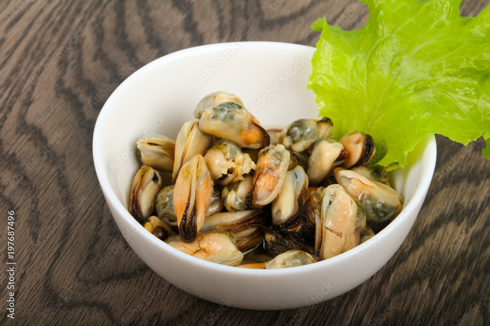 Pickled mussels Pickled mussels