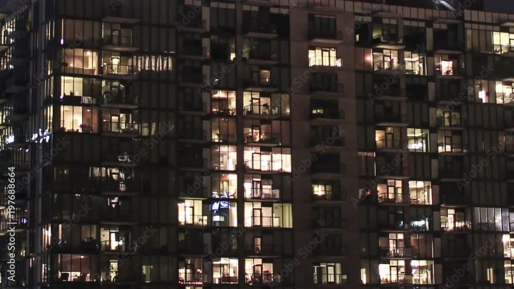 Skyscraper living in time lapse Skyscraper living in time lapse