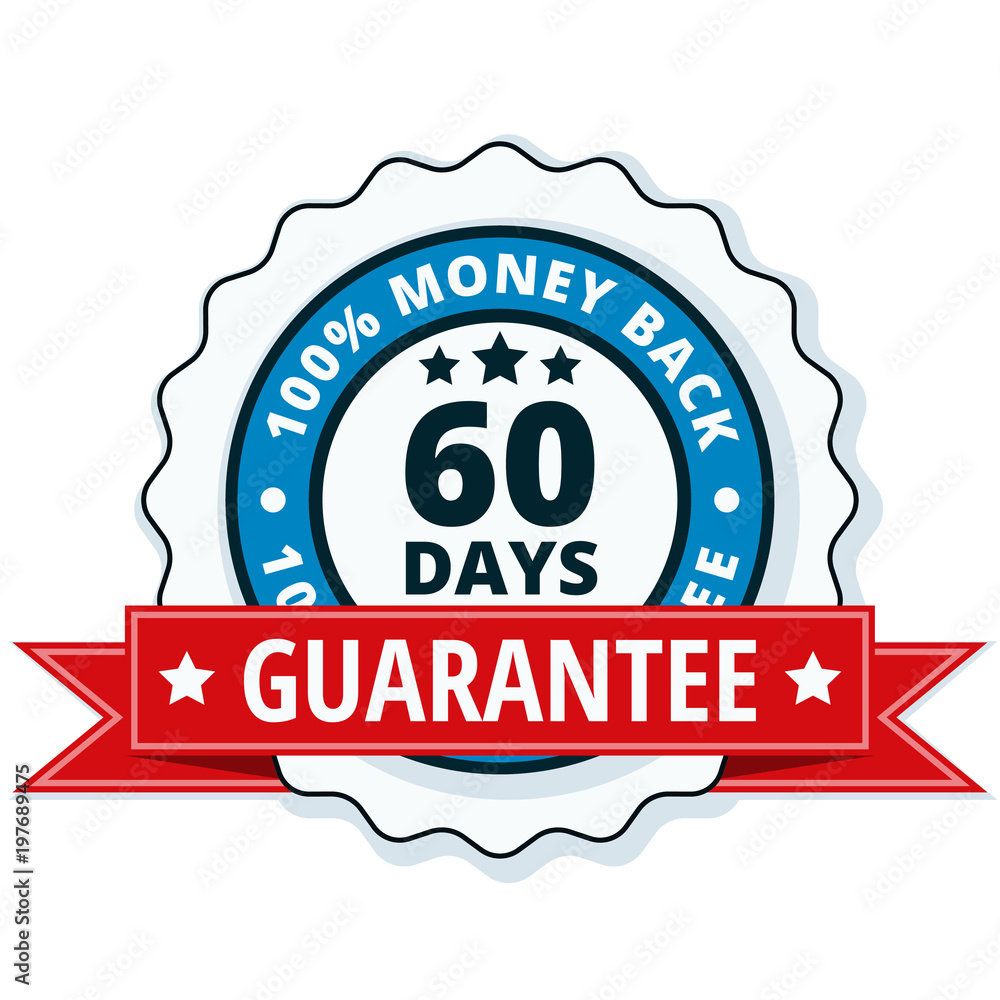 60 Days Money Back illustration 60 Days Money Back illustration