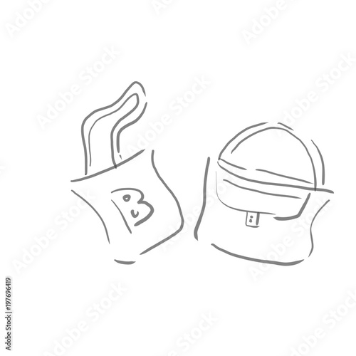 バッグの線画 下絵 ラフ 塗り絵ゆるいイラスト Stock イラスト Adobe Stock バッグの線画 下絵 ラフ 塗り絵ゆるいイラスト Stock イラスト Adobe Stock
