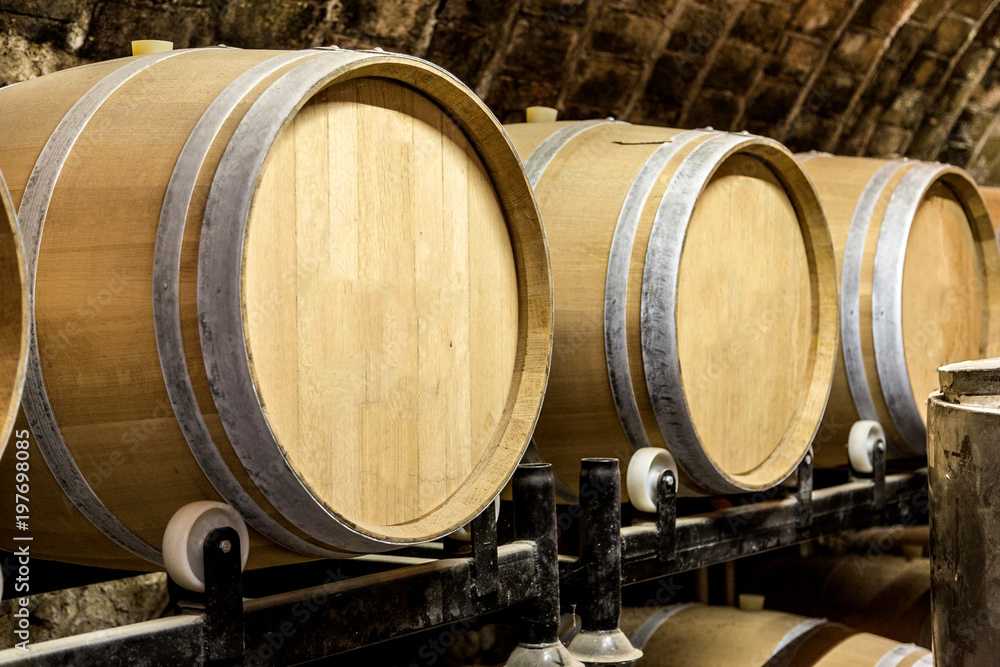 Wine barrels