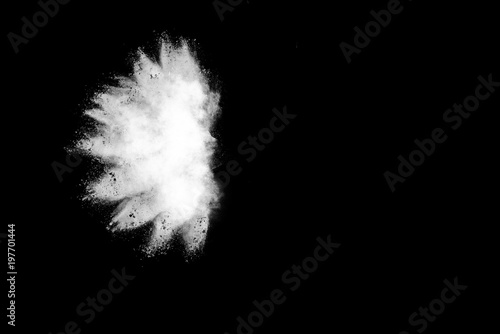 background of black color and flour splash of free space for your decoration