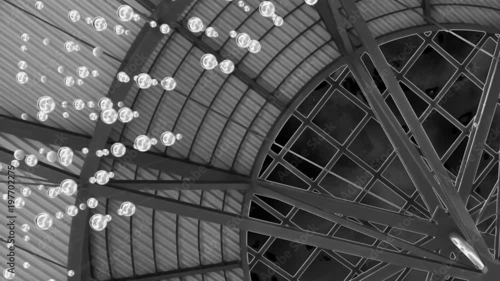 Spinning open roof abstract Spinning open roof abstract