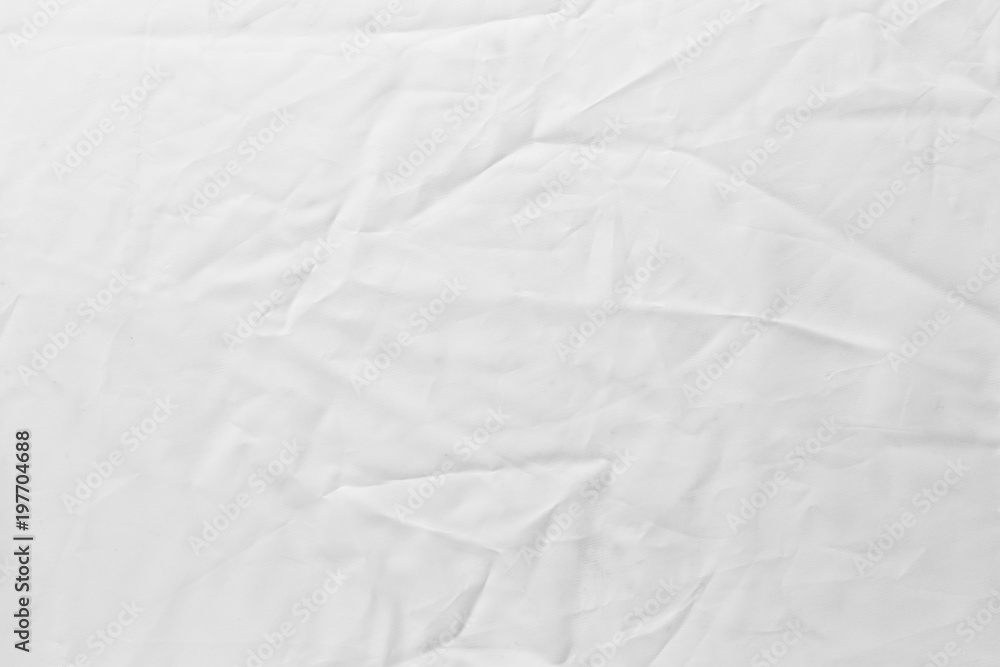 White plicated cloth background
