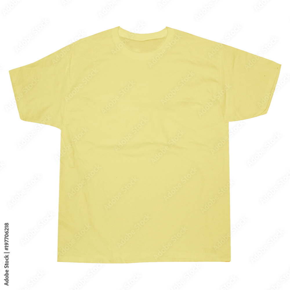 T-Shirt Mockup Template (Yellow) T-Shirt Mockup Template (Yellow)