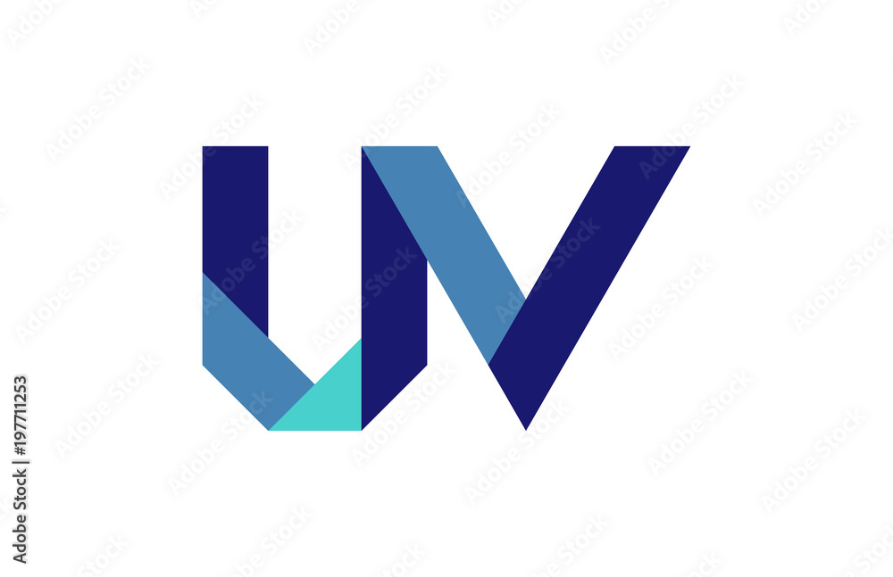UV Ribbon Letter Logo UV Ribbon Letter Logo