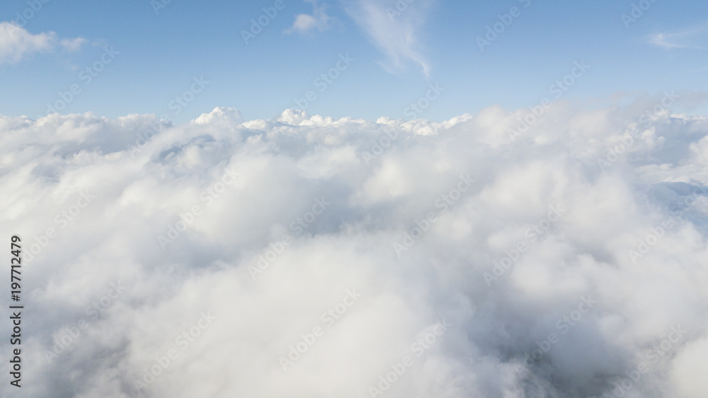 Fototapeta premium Kintamani volcano covered mist
