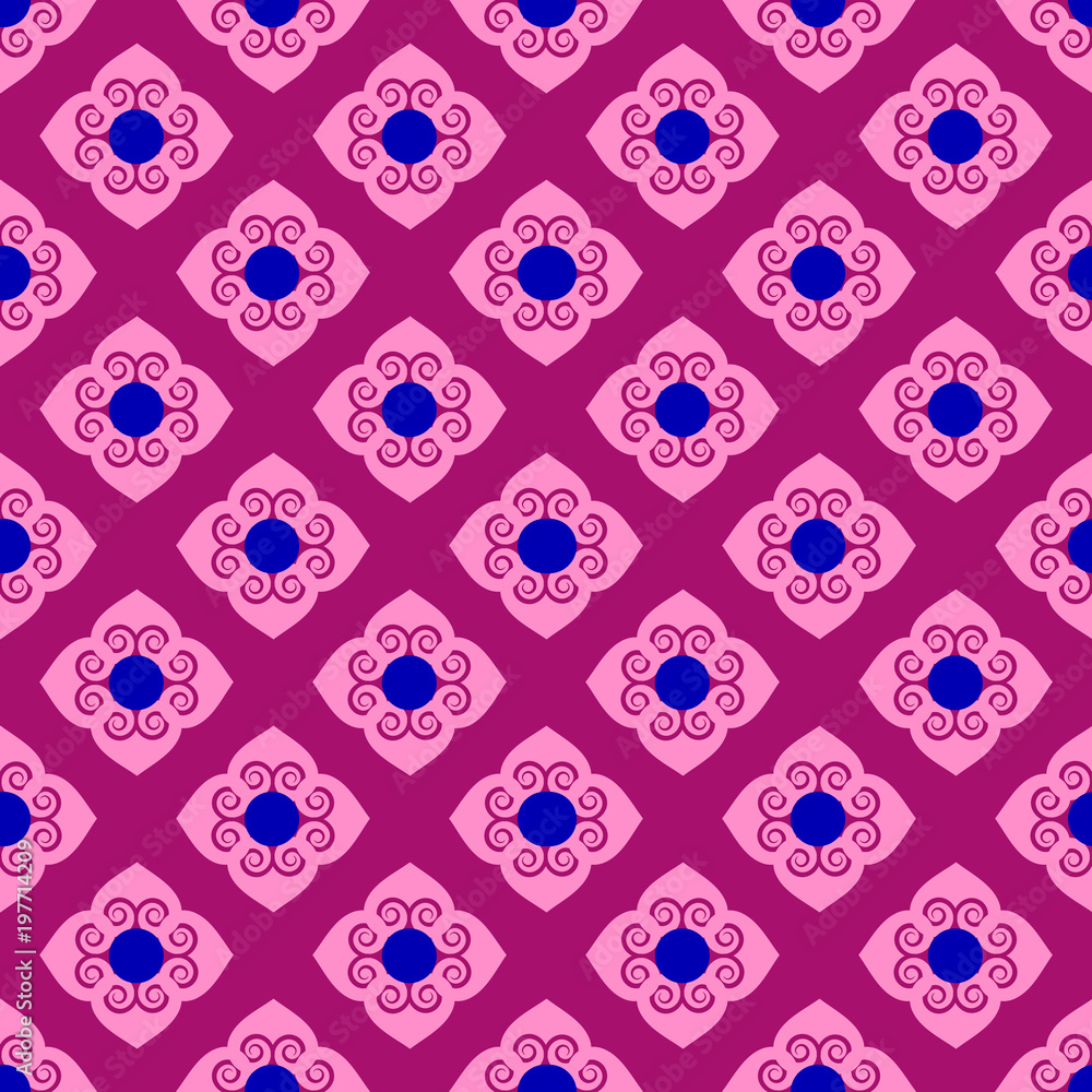 Square seamless pattern