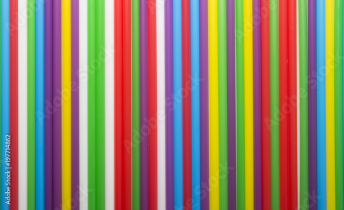 Abstract background of colorful cocktail tubes