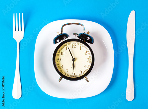 dinner evening plate fork knife

