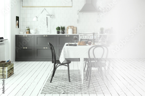 Fototapeta Naklejka Na Ścianę i Meble -  Kitchen Arrangement (design)