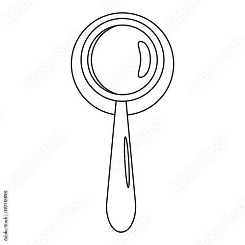 Judgement icon. Outline illustration of judgement vector icon for web