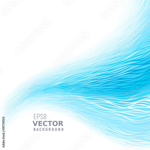 Blue waves background
